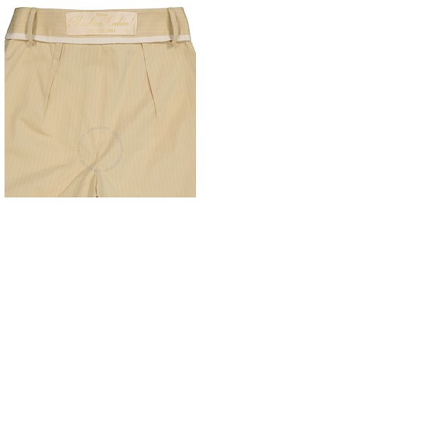  모스키노 Moschino Ladies Sartorial Pleated High Waist Shorts 0320-0417-0465