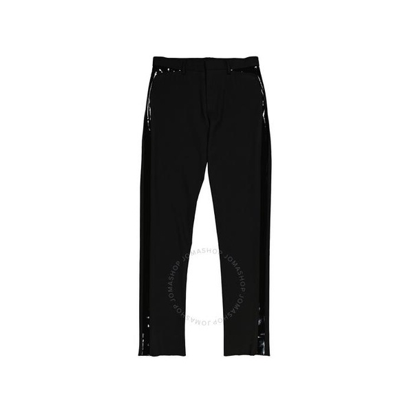  모스키노 Moschino Mens Black Piped Detail Trousers J0321-5234-2555