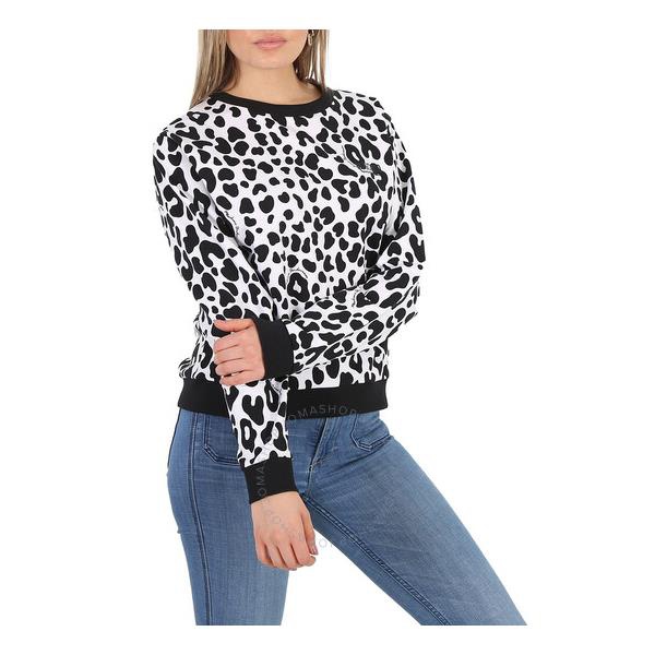  모스키노 Moschino Underwear Leopard Print Cotton Sweatshirt A1725-9011-1555