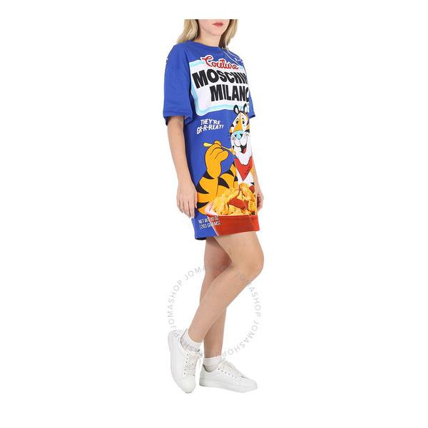  모스키노 Moschino X Kelloggs Tony The Tiger Graphic T-shirt Dress A0478-1040-1299