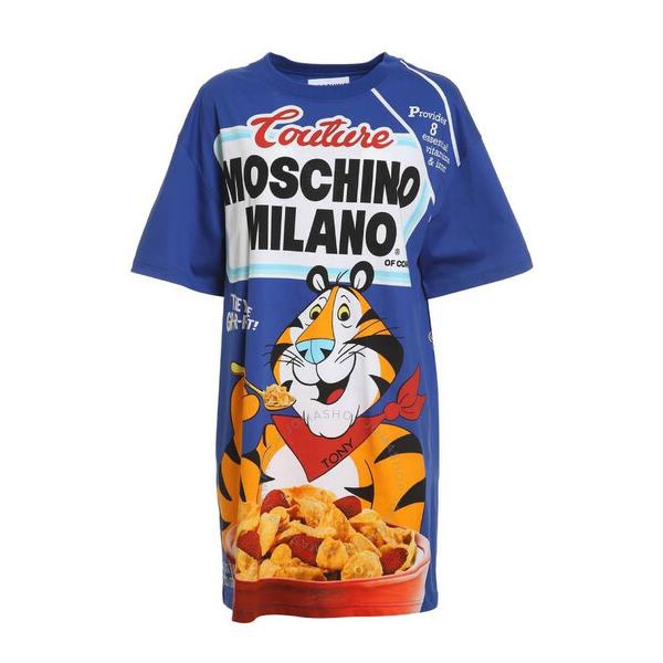  모스키노 Moschino X Kelloggs Tony The Tiger Graphic T-shirt Dress A0478-1040-1299