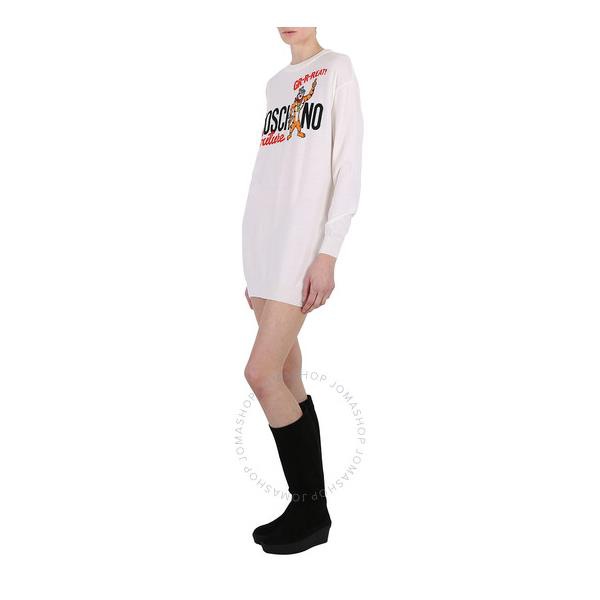  모스키노 Moschino x Kelloggs Tony the Tiger Graphic Sweater Dress A0490-1000-0001