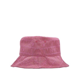 모스키노 Moschino Pink Allover Monogram Logo Bucket Hat 9202-8268-0207