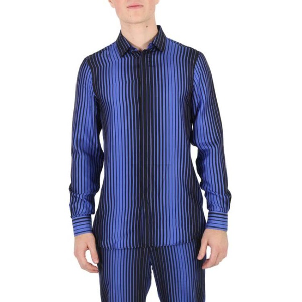  모스키노 Moschino Striped Long-Sleeved Shirt A0206-5259-1297