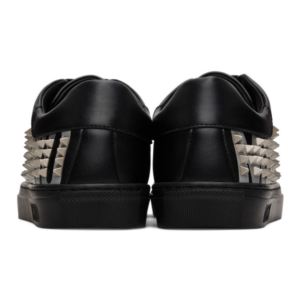  모스키노 Moschino Black Stud Sneakers 232720M237002