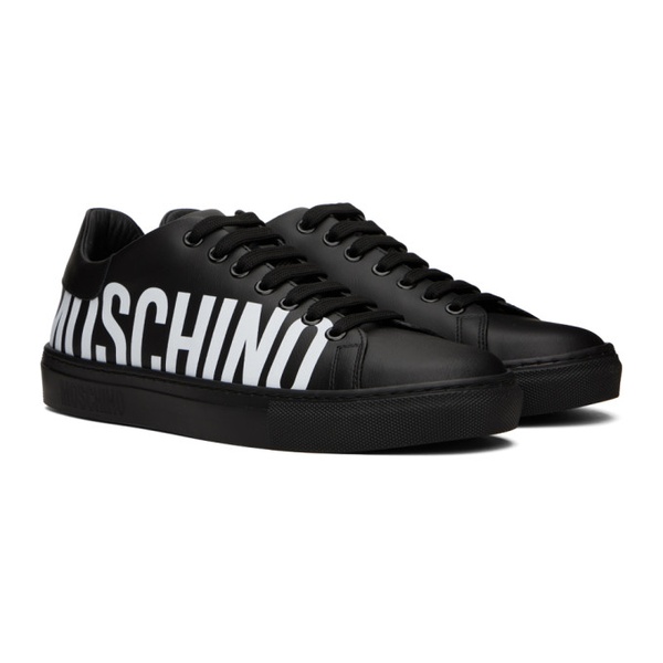  모스키노 Moschino Black Serena Sneakers 232720M237001