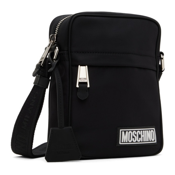  모스키노 Moschino Black Canvas Bag 241720M170007