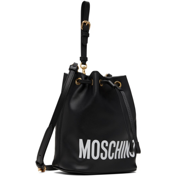  모스키노 Moschino Black Logo Bag 241720F048018