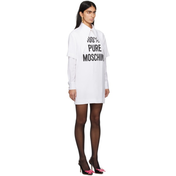  White 100% Pure 모스키노 Moschino Minidress 241720F052008