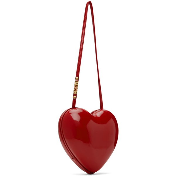  모스키노 Moschino Red Heartbeat Bag 241720F048012
