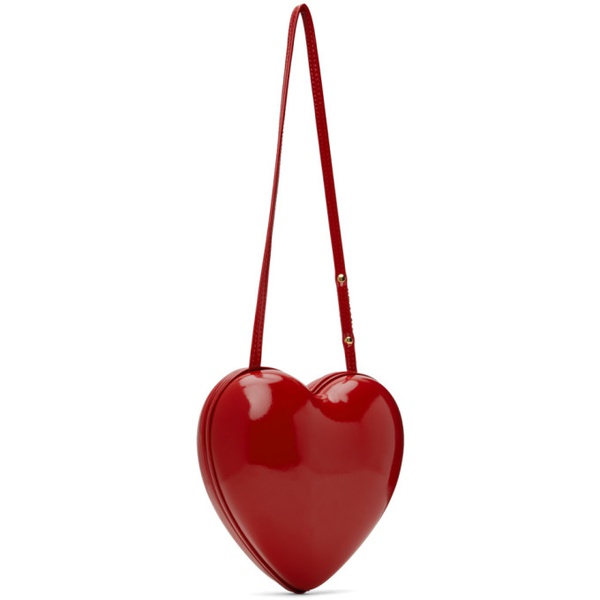  모스키노 Moschino Red Heartbeat Bag 241720F048012