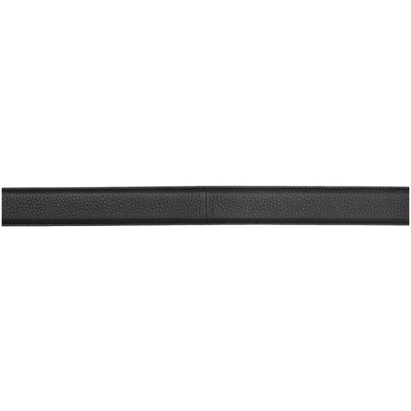  모스키노 Moschino Black Logo Hardware Belt 232720M131005
