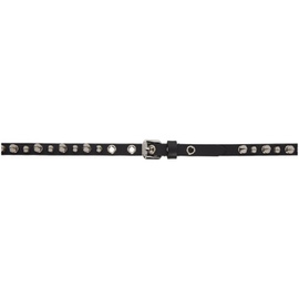 모스키노 Moschino Black Studs Belt 232720F001004