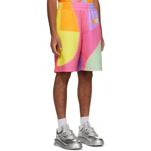  모스키노 Moschino Multicolor Printed Shorts 222720M191007