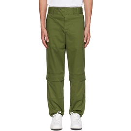 모스키노 Moschino Green Flap Pocket Trousers 232720M191003