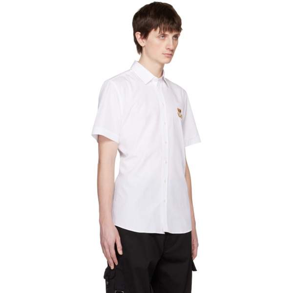  모스키노 Moschino White Teddy Bear Shirt 231720M192013