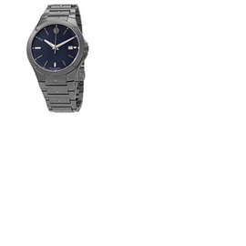Movado Automatic Blue Dial Grey-plated Unisex Watch 0607553