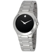 Movado MEN'S Corporate Exclusive Stainless Steel Black Dial Watch 0606163