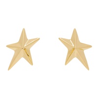 뮈글러 Mugler Gold Armor Earrings 241345F022002