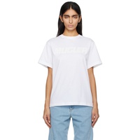 뮈글러 Mugler White Bonded T-Shirt 241345F110032