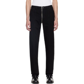 뮈글러 Mugler Black Zipped Jeans 241345M186014