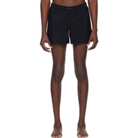 뮈글러 Mugler Black Paneled Swim Shorts 241345M208002
