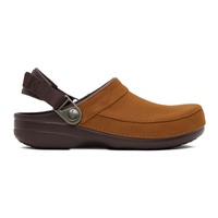 뮤지엄 오브 피스 앤 콰이엇 Museum of Peace & Quiet Brown & Tan Crocs 에디트 Edition Classic Clogs 241554F121000