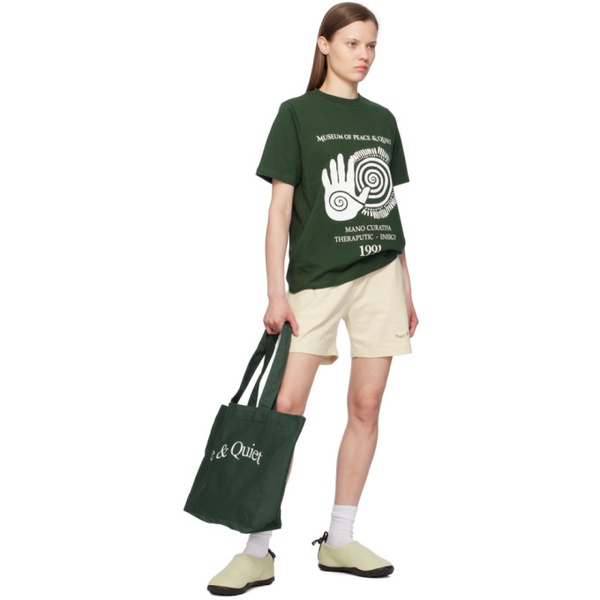  뮤지엄 오브 피스 앤 콰이엇 Museum of Peace & Quiet Green Mano Curativa T-Shirt 241554F110004