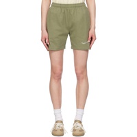 뮤지엄 오브 피스 앤 콰이엇 Museum of Peace & Quiet Khaki Wordmark Shorts 241554F088001