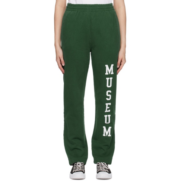  뮤지엄 오브 피스 앤 콰이엇 Museum of Peace & Quiet Green Varsity Lounge Pants 231554F086001