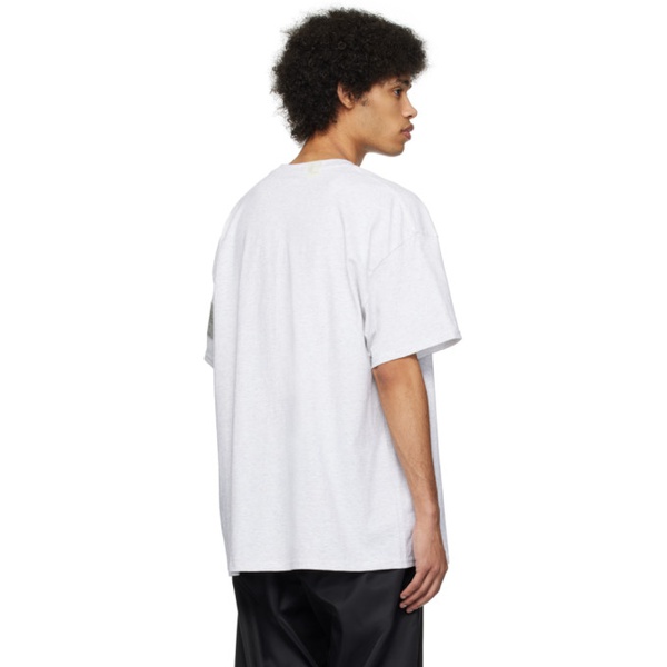  엔 할리우드 N.Hoolywood Gray Half Sleeve T-Shirt 241992M213000