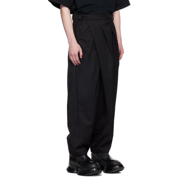  네임세이크 NAMESAKE Black Odom Trousers 241467M191003