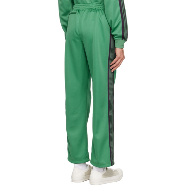  니들스 NEEDLES Green Drawstring Track Pants 231821M190020