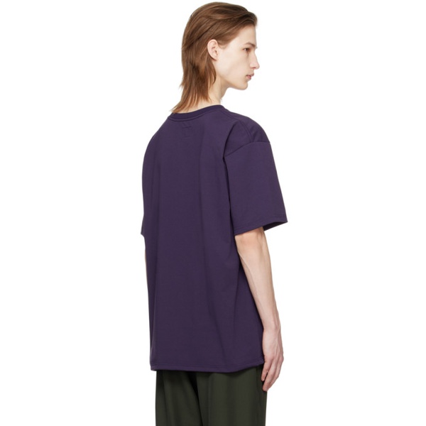 니들스 NEEDLES Purple Pocket T-Shirt 241821M213001