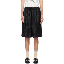 니들스 NEEDLES Black Check Shorts 241821F088001