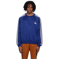 니들스 NEEDLES Blue Track Sweatshirt 241821M204000