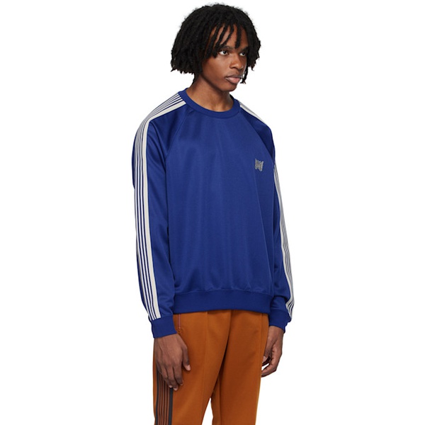  니들스 NEEDLES Blue Track Sweatshirt 241821M204000
