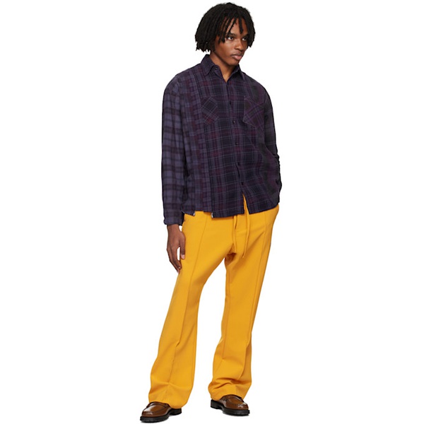  니들스 NEEDLES Yellow Piping Cowboy Trousers 241821M190033