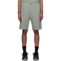 NEMEN Green Soto Baggy Shorts 231123M193003