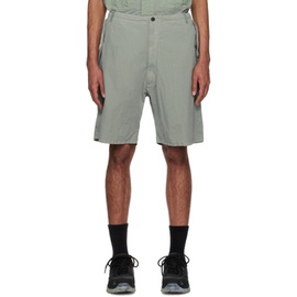 NEMEN Green Soto Baggy Shorts 231123M193003