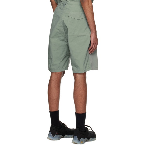  NEMEN Green Soto Baggy Shorts 231123M193003
