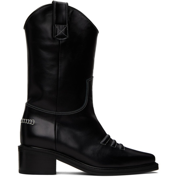  NEUTE Black Marfa Western Boots 232122F114000
