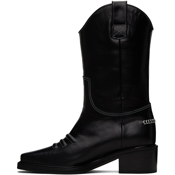  NEUTE Black Marfa Western Boots 232122F114000