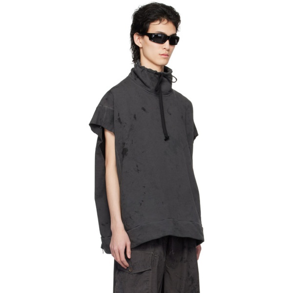  NICOLAS ANDREAS TARALIS SSENSE Exclusive Black Doublesized Sweatshirt 241579M204001