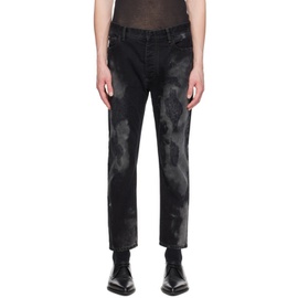 NICOLAS ANDREAS TARALIS Black Distressed Jeans 241579M186002