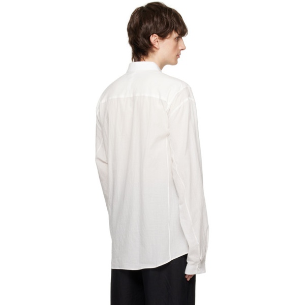  NICOLAS ANDREAS TARALIS White Jacquard Shirt 231579M192007