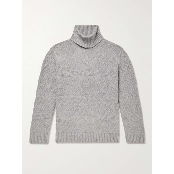  NN07 Bert Cable-Knit Rollneck Sweater 43769801097317106