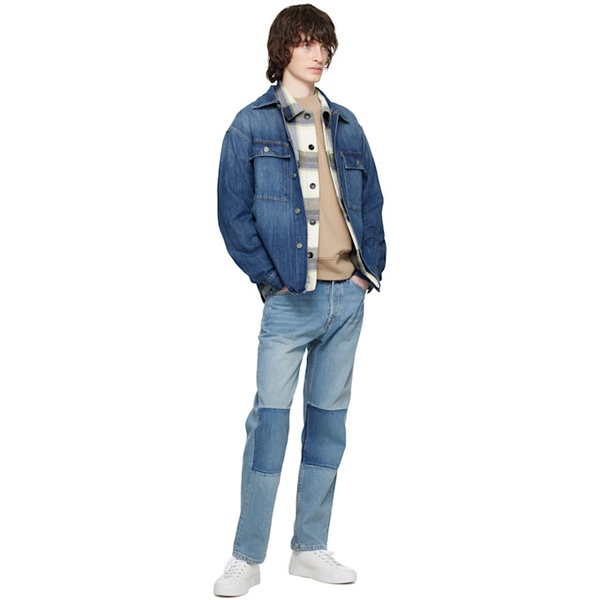  NN07 Blue Roger 1859 Denim Shirt 231635M177000