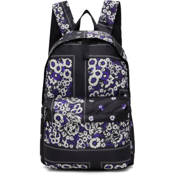  NOMA t.d. Black Floral Backpack 231008M166000