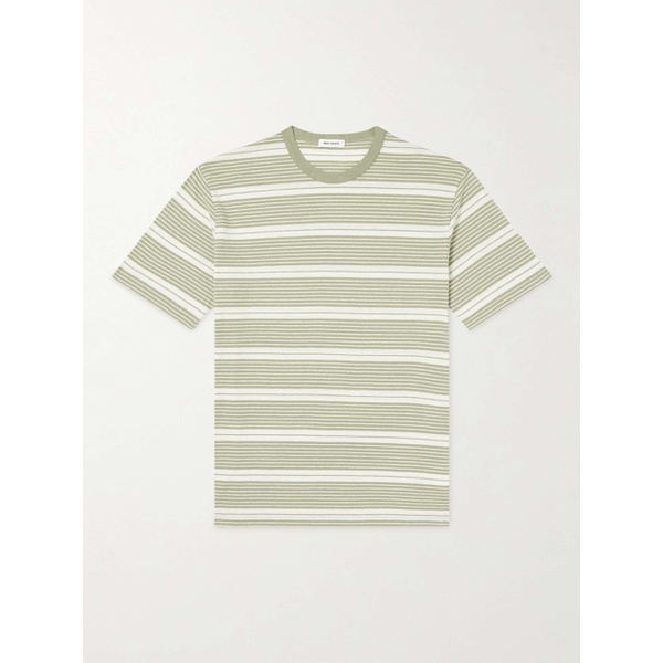  노스 프로젝트 NORSE PROJECTS Johannes Striped Cotton-Blend Jersey T-Shirt 1647597308250130